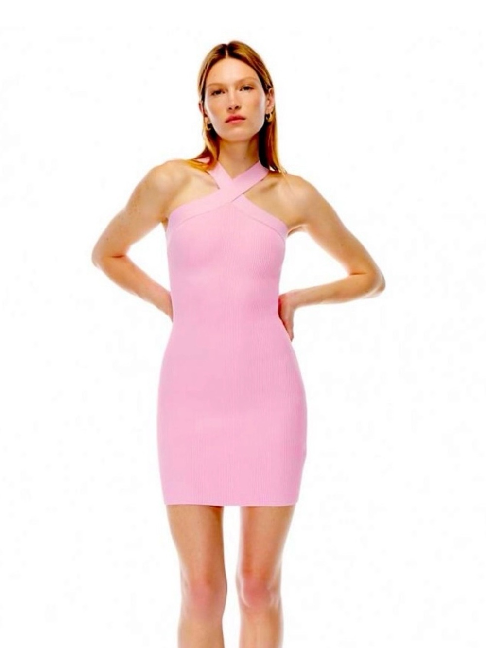 Aritzia Sculpt Knit Criss Cross Dress